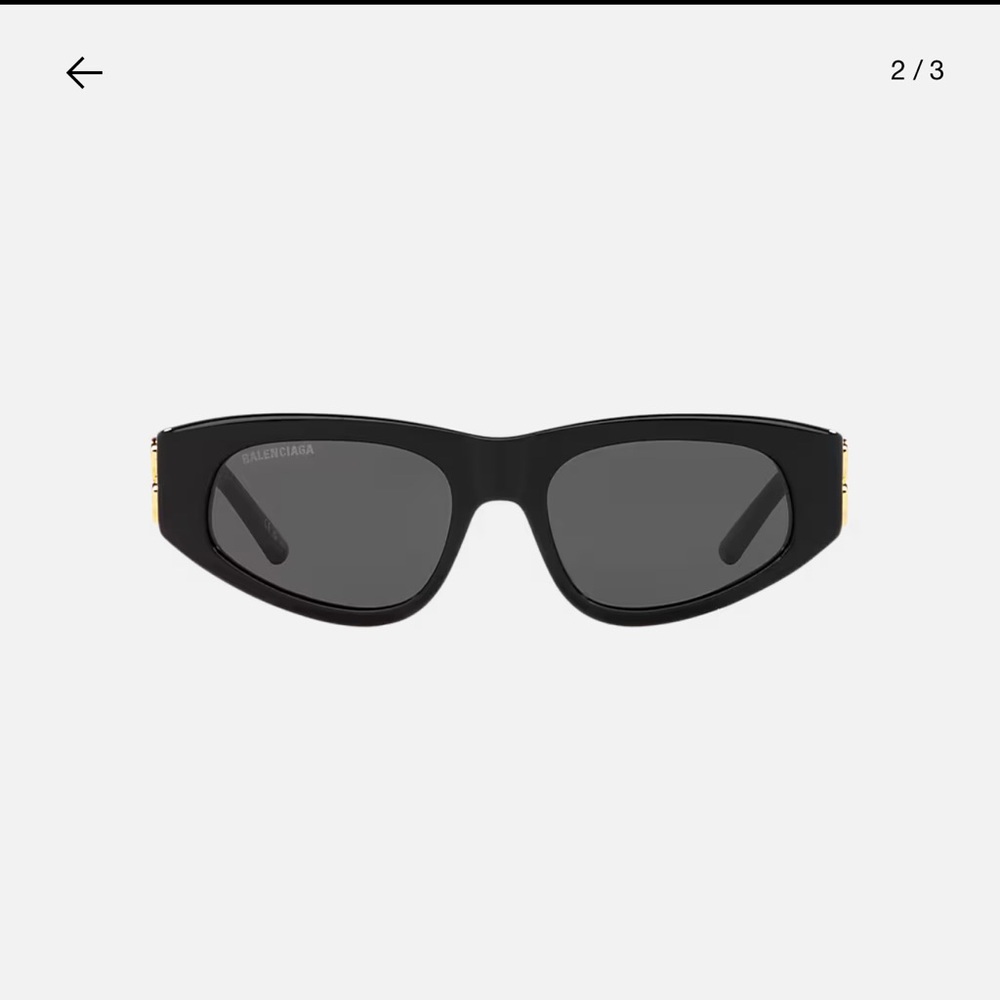 Balenciaga Black Sunglasses
